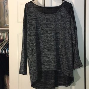 Stylish black and grey top